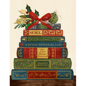 Ling Design Luxe Cards - Winter Library (Pack of 10)