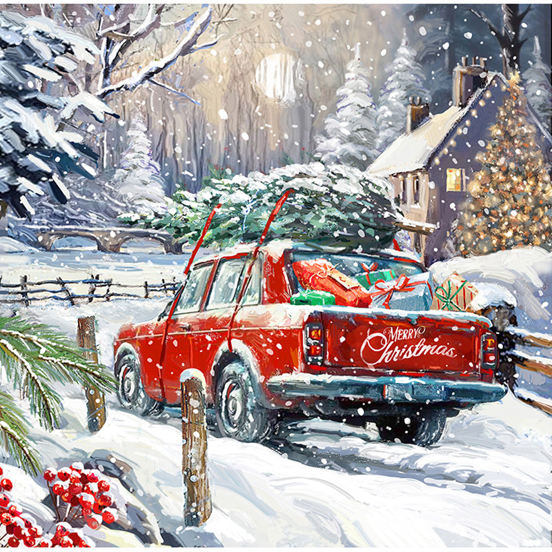 Ling Design Small Deluxe Cards - Festive Journey (Pack of 12)