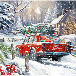 Ling Design Small Deluxe Cards - Festive Journey (Pack of 12)