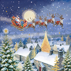 Ling Design Small Premium Cards -  Over The Roof Tops (Pack of 10)