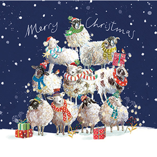 Ling Design Small Premium Cards - Sheep Stack (Pack of 10)