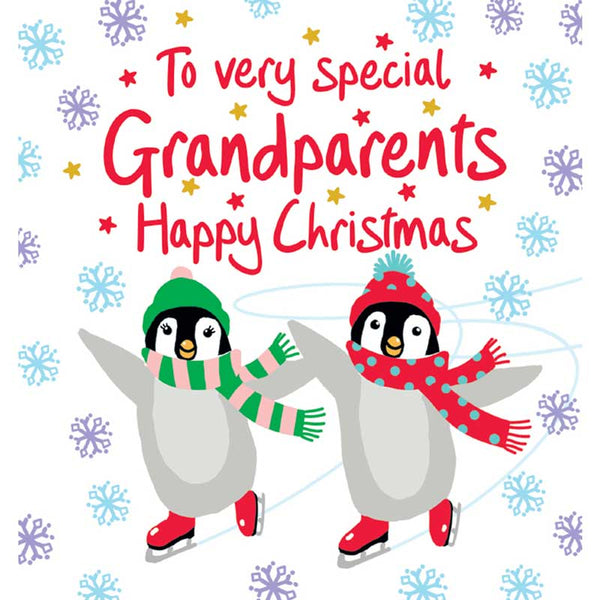 Lucilla Lavender Grandparents Christmas Card