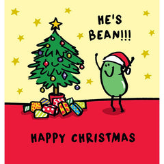 Lucilla Lavender He's Bean Christmas Card