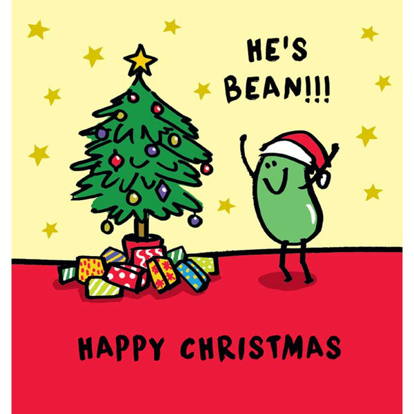Lucilla Lavender He's Bean Christmas Card