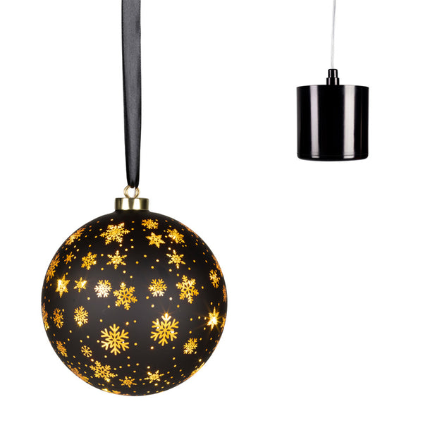Lumineo Micro LED Rotating Black Ball