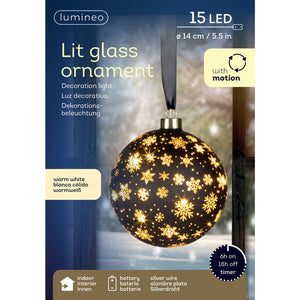 Lumineo Micro LED Rotating Black Ball