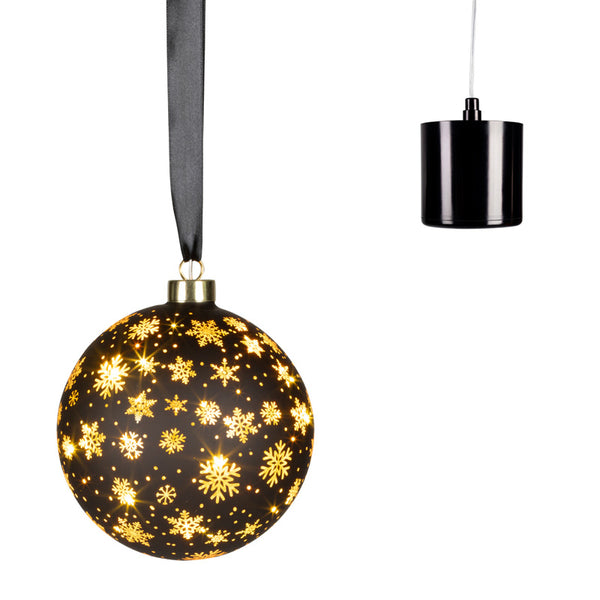 Lumineo Micro LED Rotating Black Ball