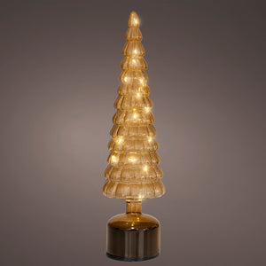 Lumineo LED Rotating Glass Tree