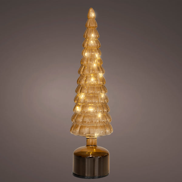 Lumineo LED Rotating Glass Tree