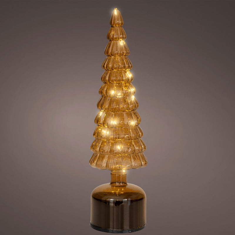 Lumineo LED Rotating Glass Tree