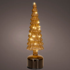 Lumineo LED Rotating Glass Tree