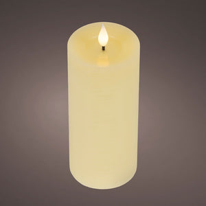 Lumineo Realistic LED Candle with Wax Pit