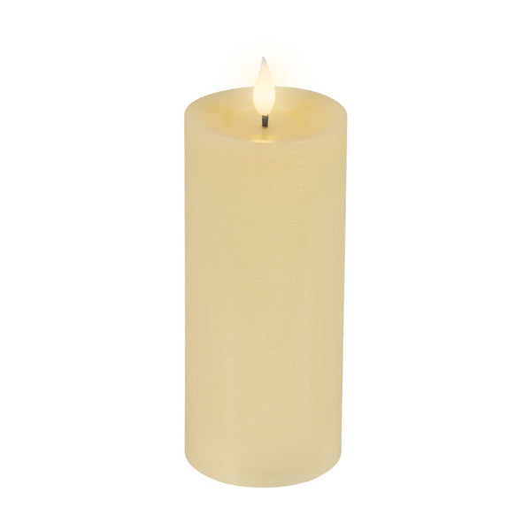 Lumineo Realistic LED Candle with Wax Pit