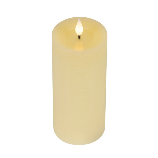 Lumineo Realistic LED Candle with Wax Pit