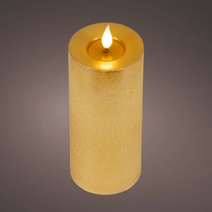 Lumineo Realistic LED Candle with Wax Pit