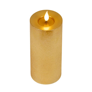 Lumineo Realistic LED Candle with Wax Pit