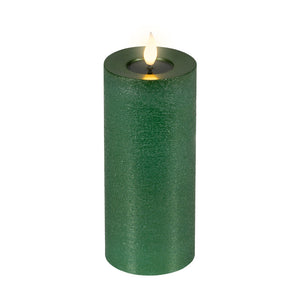 Lumineo Realistic LED Candle with Wax Pit