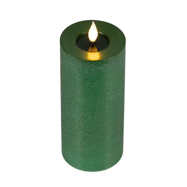 Lumineo Realistic LED Candle with Wax Pit