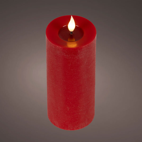 Lumineo Realistic LED Candle with Wax Pit