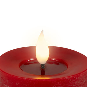 Lumineo Realistic LED Candle with Wax Pit