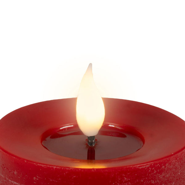 Lumineo Realistic LED Candle with Wax Pit