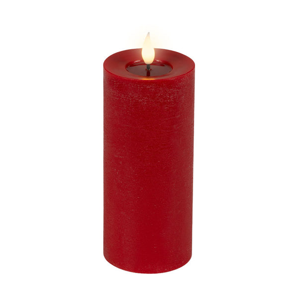 Lumineo Realistic LED Candle with Wax Pit