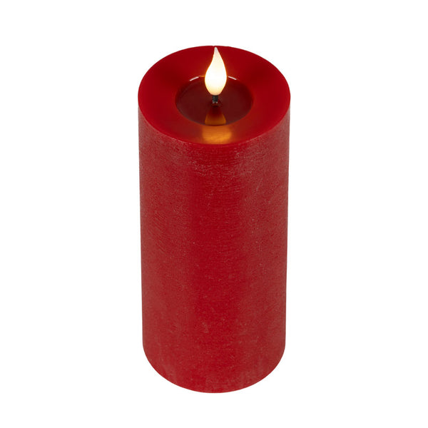 Lumineo Realistic LED Candle with Wax Pit