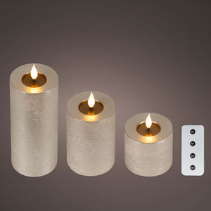 Lumineo Realistic LED Candle Set