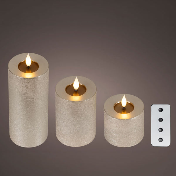 Lumineo Realistic LED Candle Set