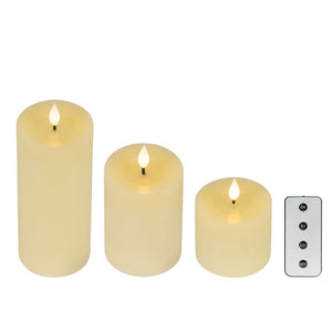 Lumineo Realistic LED Candle Set