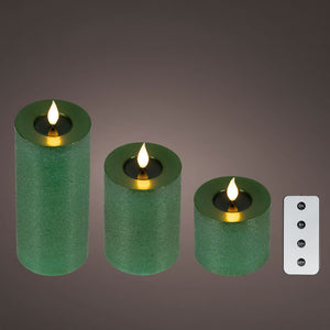 Lumineo Realistic LED Candle Set