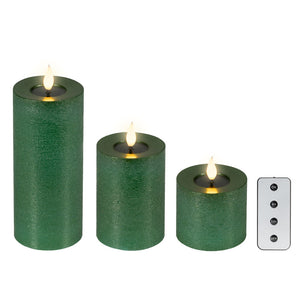Lumineo Realistic LED Candle Set