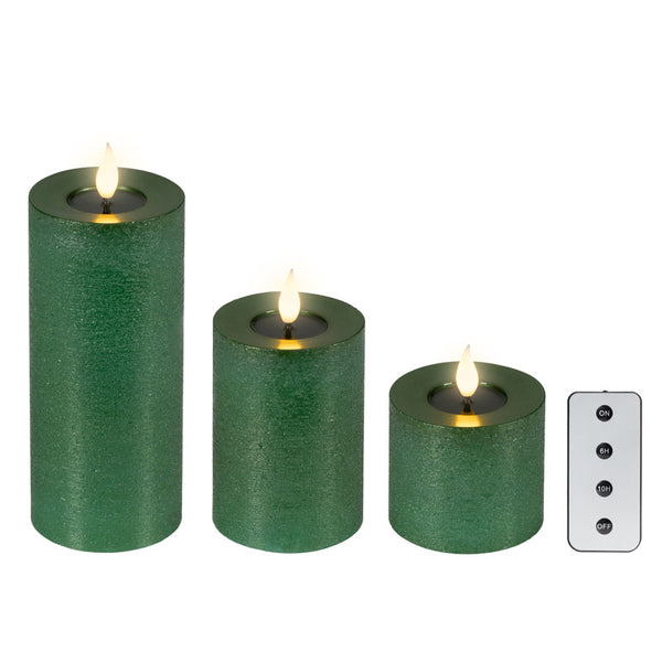 Lumineo Realistic LED Candle Set