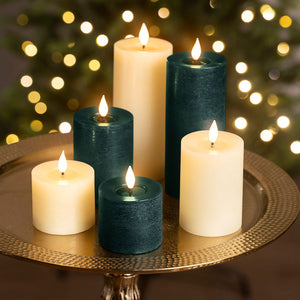 Lumineo Realistic LED Candle Set