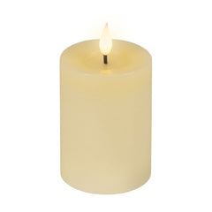 Lumineo Realistic LED Candle with Wax Pit