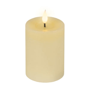 Lumineo Realistic LED Candle with Wax Pit