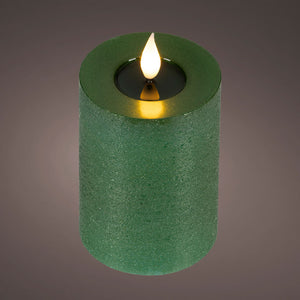 Lumineo Realistic LED Candle with Wax Pit