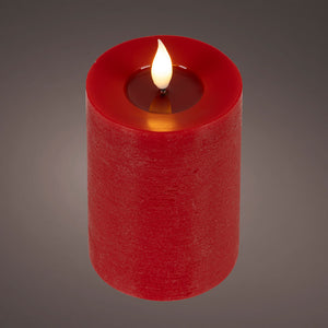 Lumineo Realistic LED Candle with Wax Pit