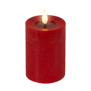 Lumineo Realistic LED Candle with Wax Pit