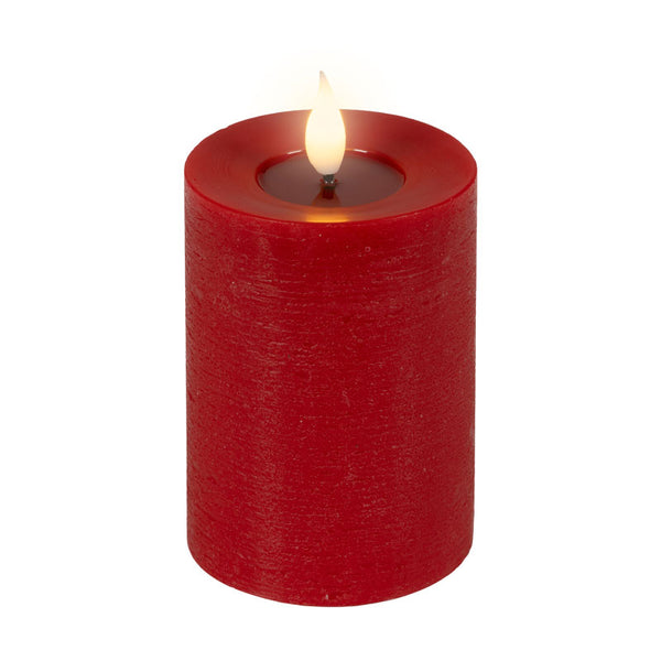 Lumineo Realistic LED Candle with Wax Pit
