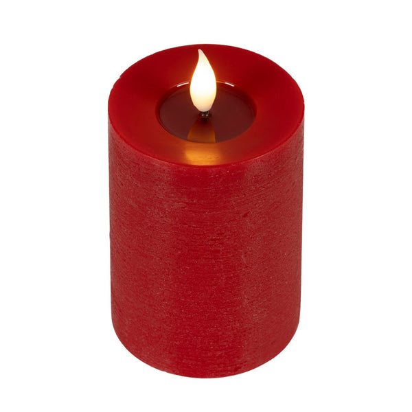 Lumineo Realistic LED Candle with Wax Pit