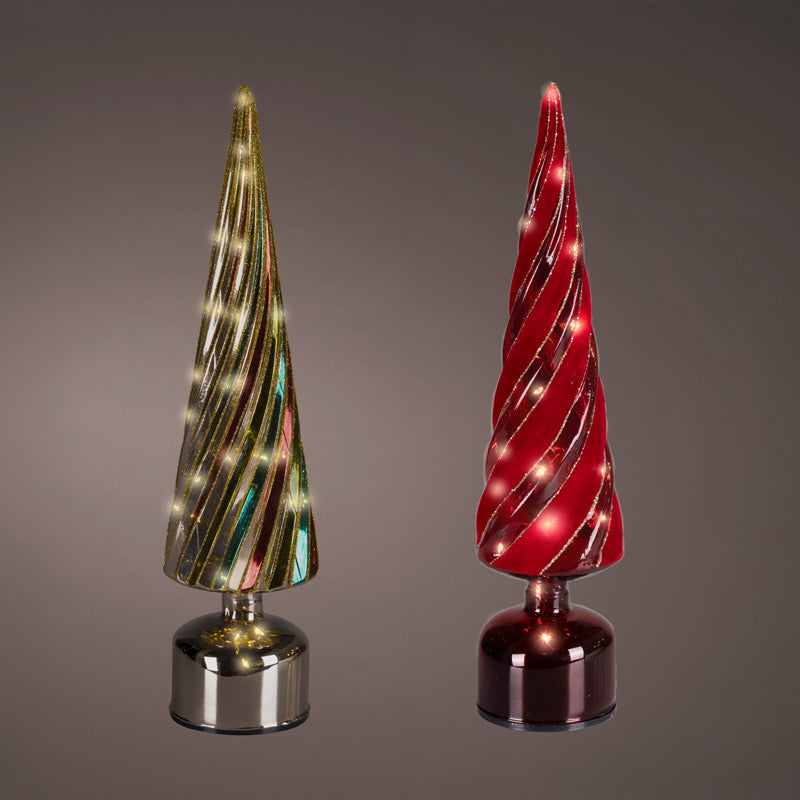 Lumineo LED Rotating Candy Cane Twist Tree