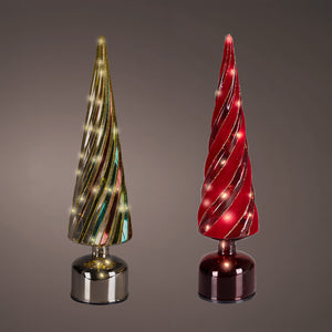 Lumineo LED Rotating Candy Cane Twist Tree