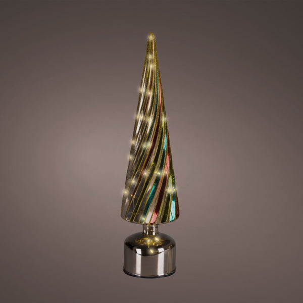 Lumineo LED Rotating Candy Cane Twist Tree
