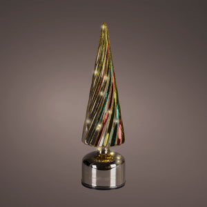 Lumineo LED Rotating Candy Cane Twist Tree