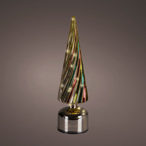 Lumineo LED Rotating Candy Cane Twist Tree