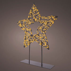 Lumineo Classic Warm LED Star on Stand
