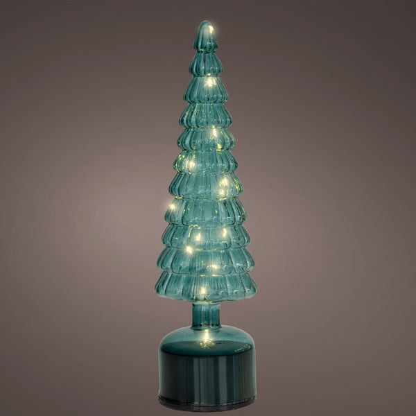 Lumineo LED Rotating Glass Tree