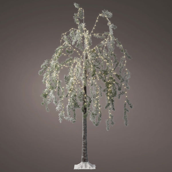 Lumineo Flocked Weeping Cedar
