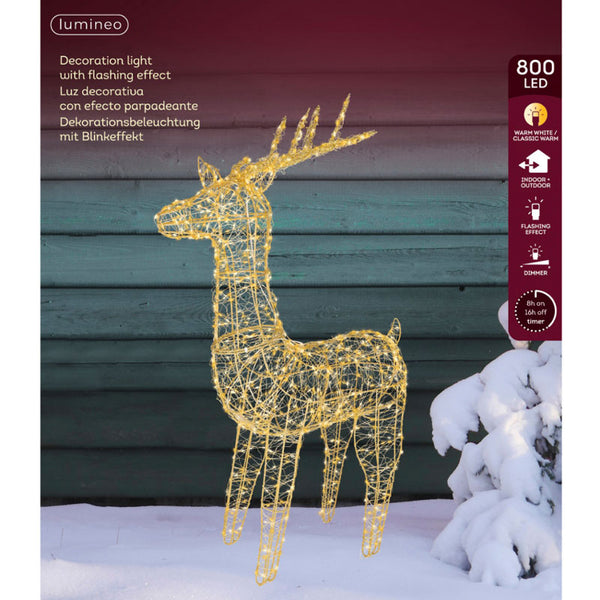 Lumineo Gold LED Deer